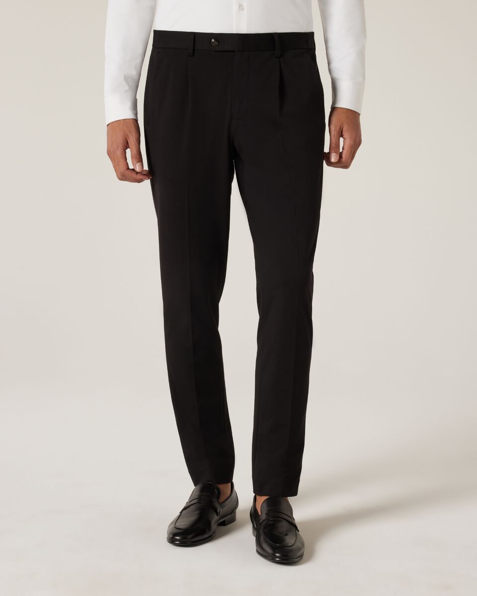 Travel Jersey Tailored Pant, Black, hi-res